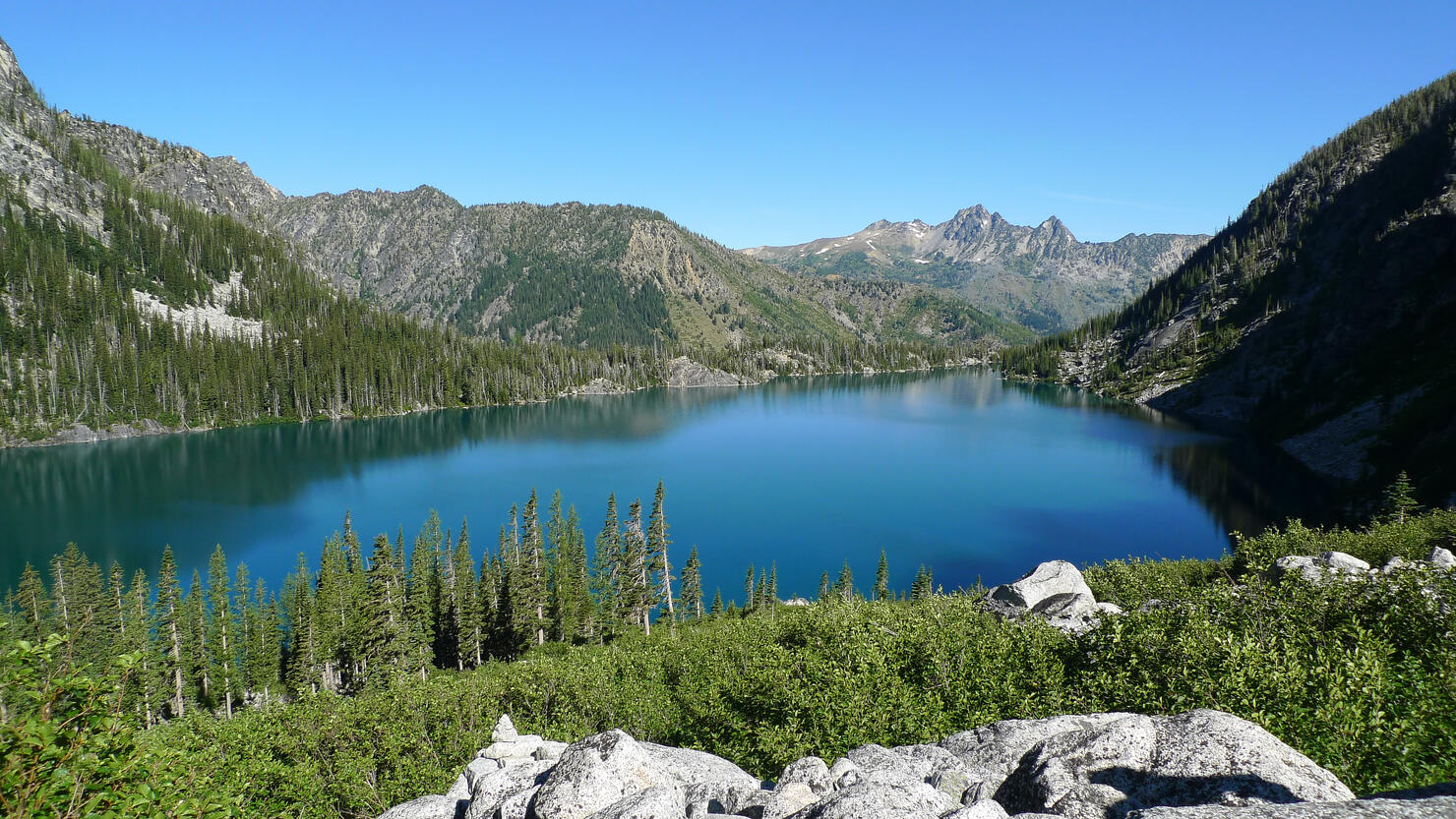 Colchuk Lake, Hiking the Enchantment Lakes Trail