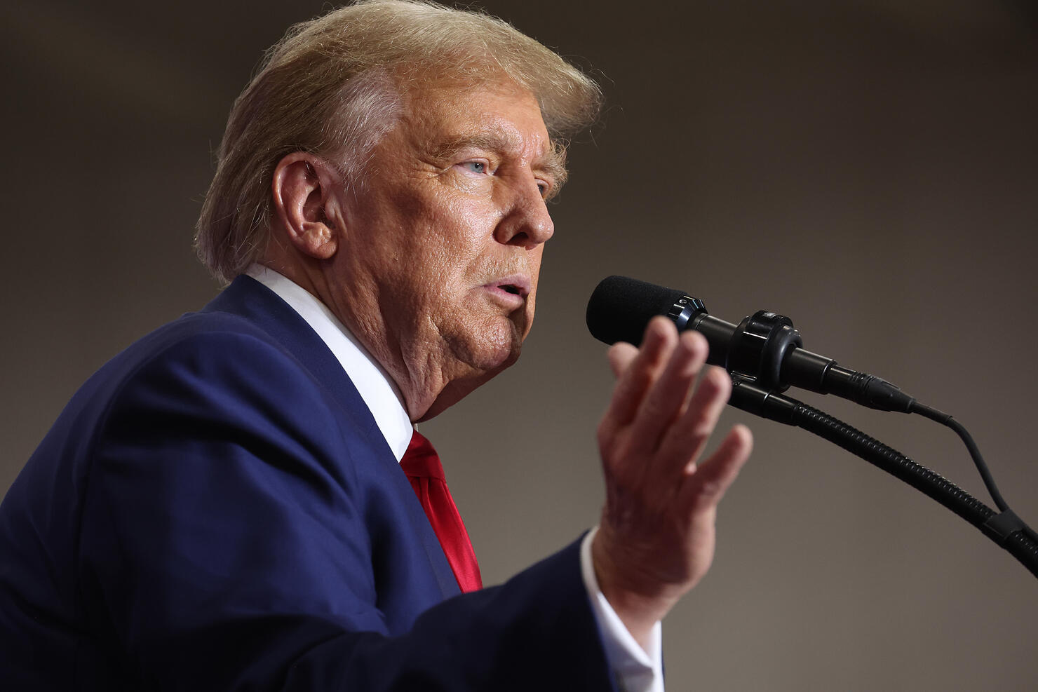 Donald Trump Holds Presidential Campaign Rally In Green Bay, Wisconsin