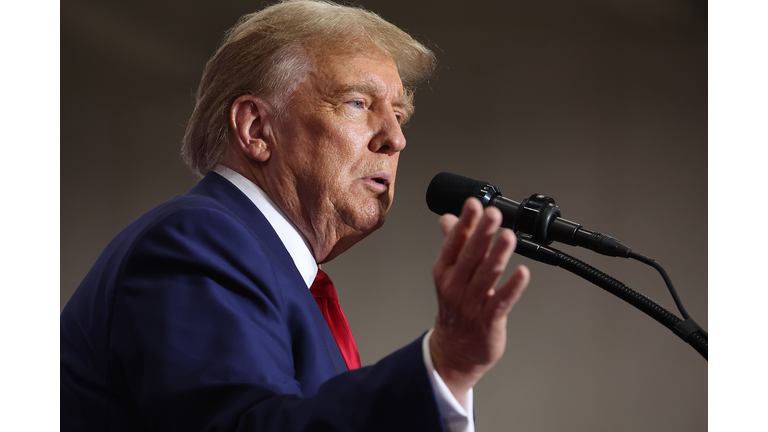 Donald Trump Holds Presidential Campaign Rally In Green Bay, Wisconsin