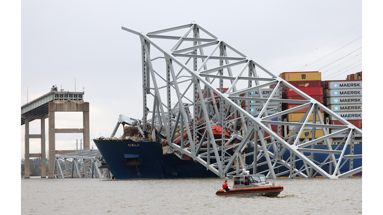 Baltimore's Francis Scott Key Bridge Collapses After Being Struck By Cargo Ship