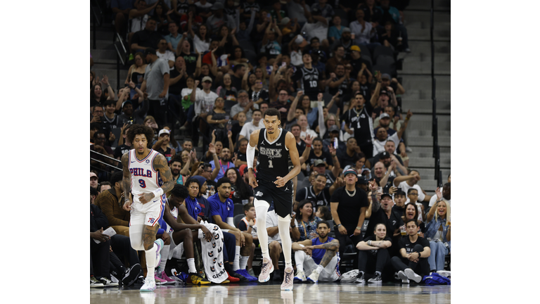 Philadelphia 76ers v San Antonio Spurs