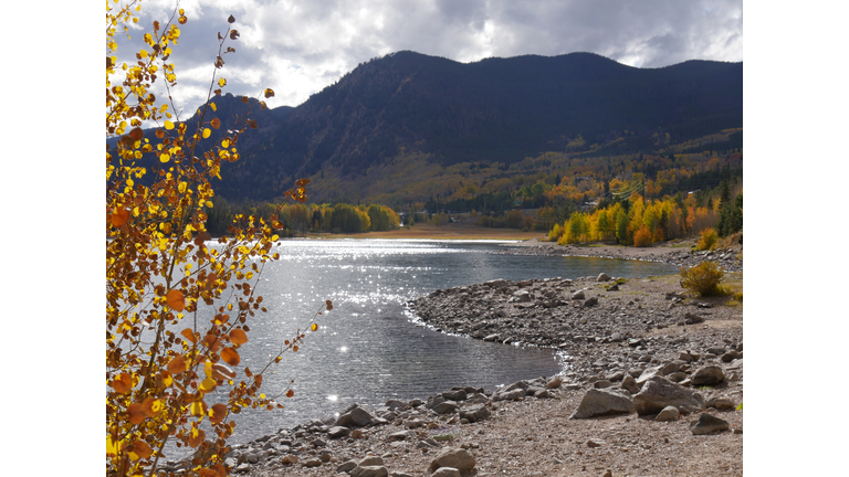 Shimmering waters of Dillon Lake