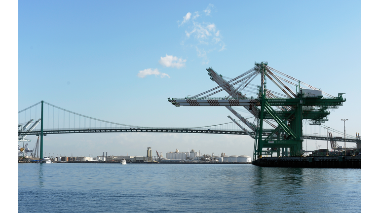 Port Of Los Angeles Police Patrol Waters Surrounding Port