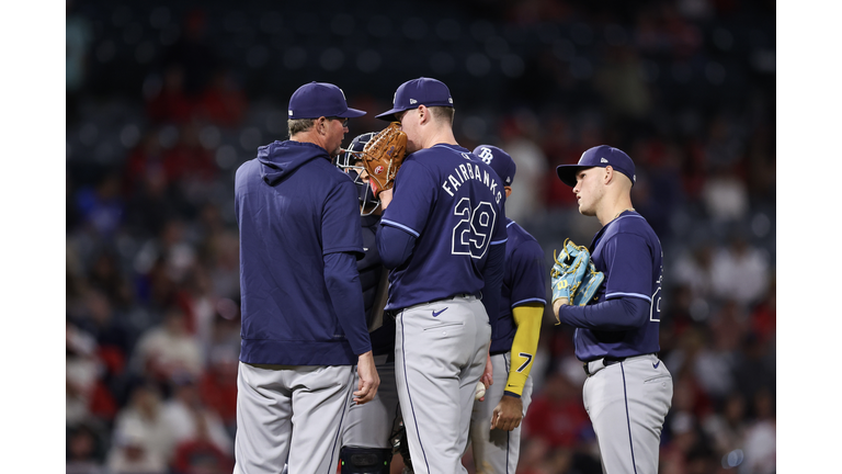 Tampa Bay Rays v Los Angeles Angels