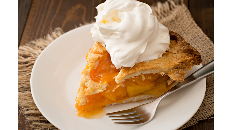 Peach Pie And Cream