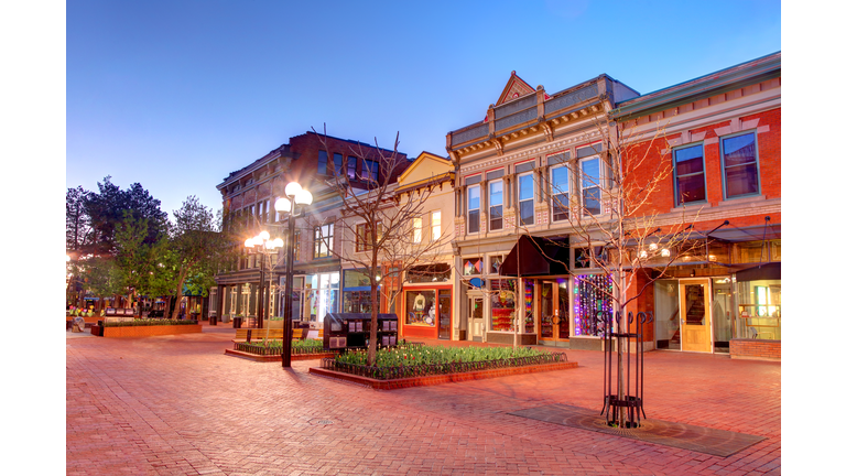 Pearl Street in Downtown Boulder