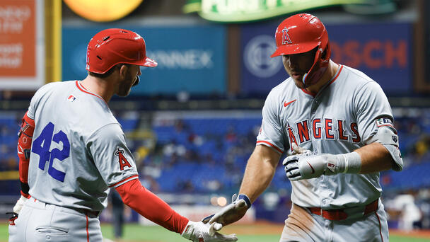 Angels Erupt Late To Beat Rays
