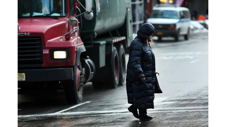 New York City Mayor De Blasio Announces His Traffic Safety Plan