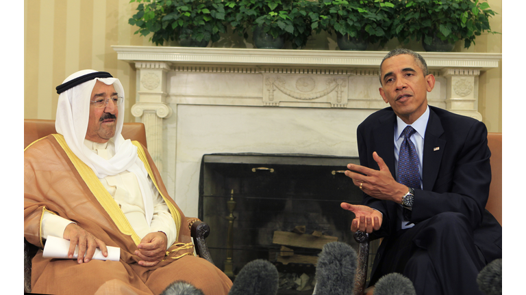 Obama Meets With Amir Of Kuwait