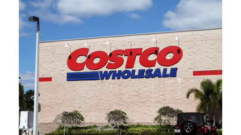 Costco Wholesale building in West Palm Beach, FL, USA