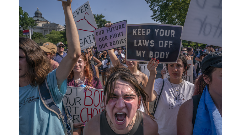 Protests Continue Across Country In Wake Of Supreme Court Decision Overturning Roe v. Wade