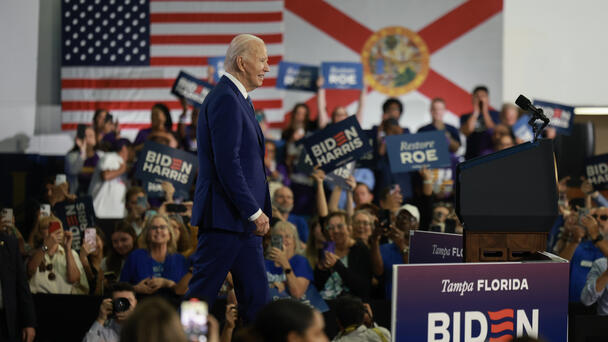Biden Visits Tampa For An Abortion Campaign Rally