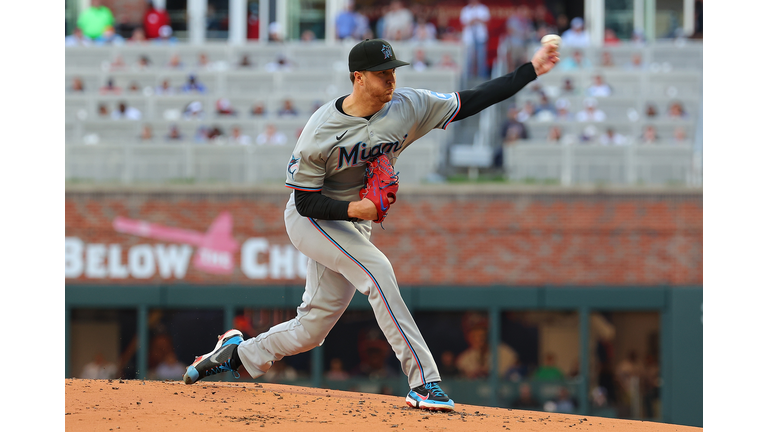 Miami Marlins v Atlanta Braves