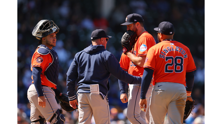 Houston Astros v Chicago Cubs