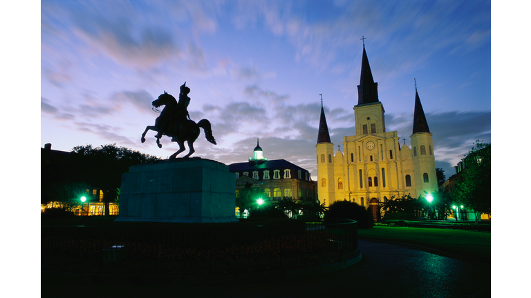 St. Louis Cathedral and Jackson Square