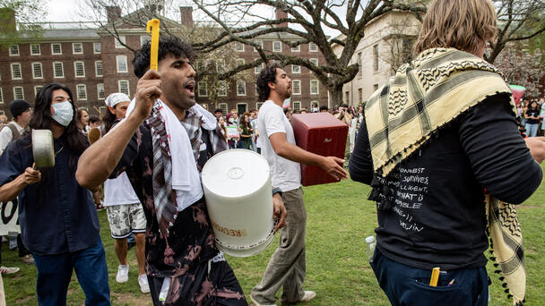 First Brown, Now Providence College Students Protest Mid East War