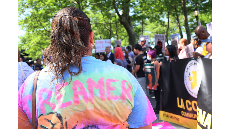 Immigration Advocates Rally On 10th Anniversary Of DACA Policy