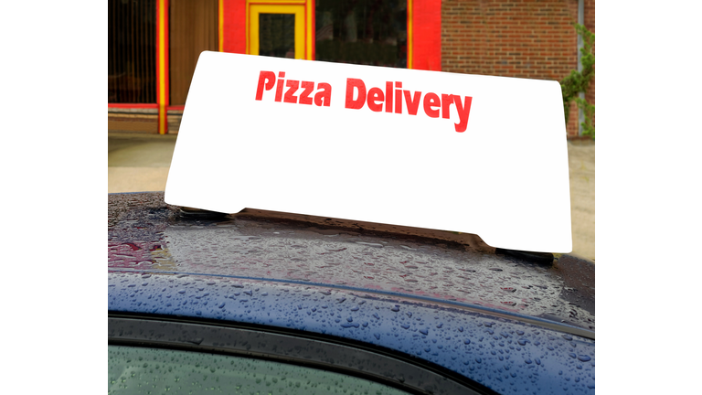 PIZZA DELIVERY sign