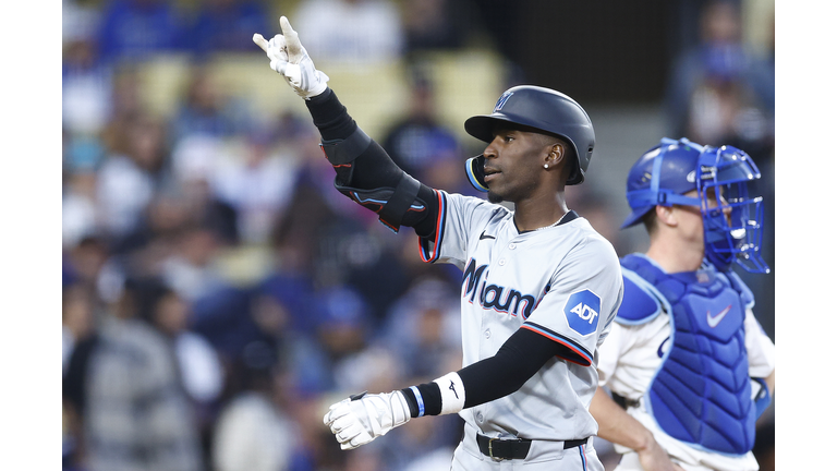 Miami Marlins v Los Angeles Dodgers