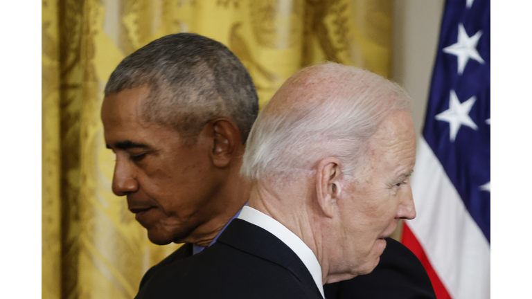 Former President Obama Joins President Biden At White House To Mark Passage Of The Affordable Care Act