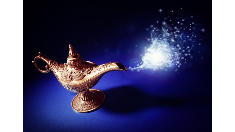 Magic Aladdins Genie lamp