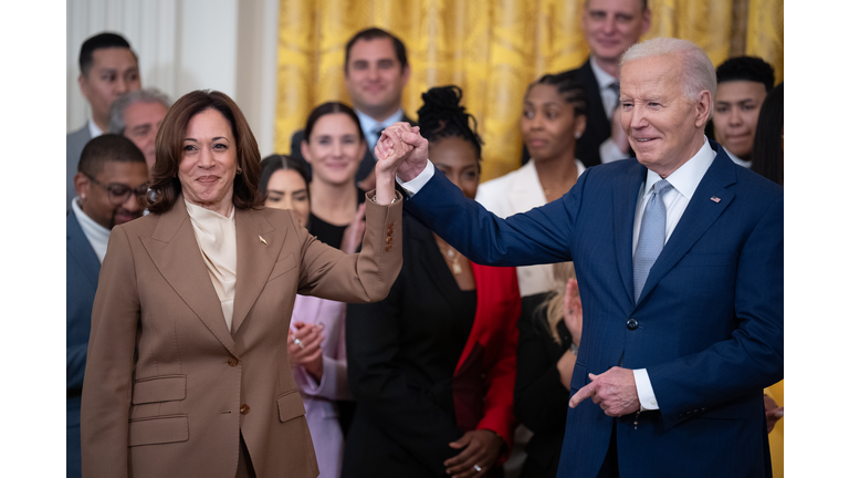 President Biden Hosts WNBA Champion Las Vegas Aces At The White House