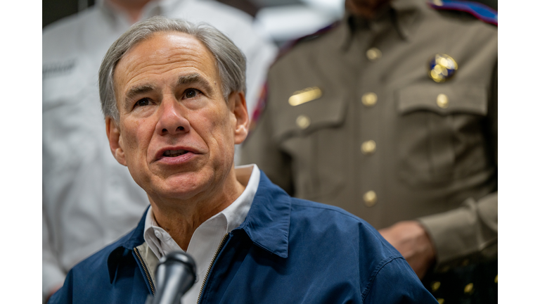 Governor Abbott Holds News Conference On Winter Weather Moving Through Texas