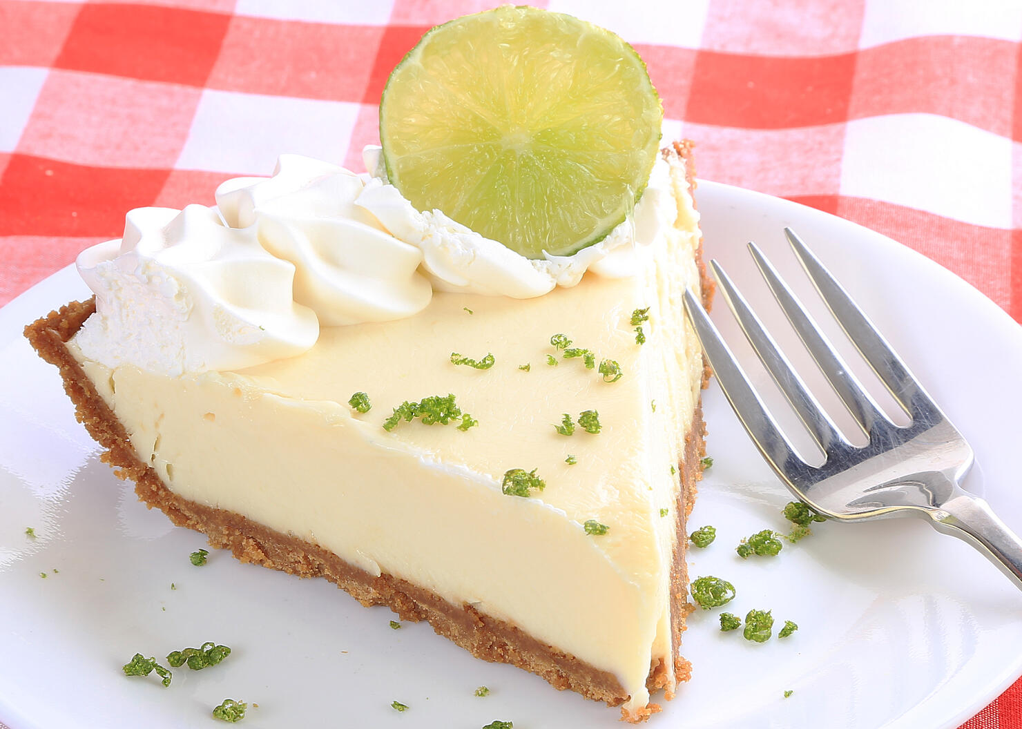 Key Lime Pie Closeup