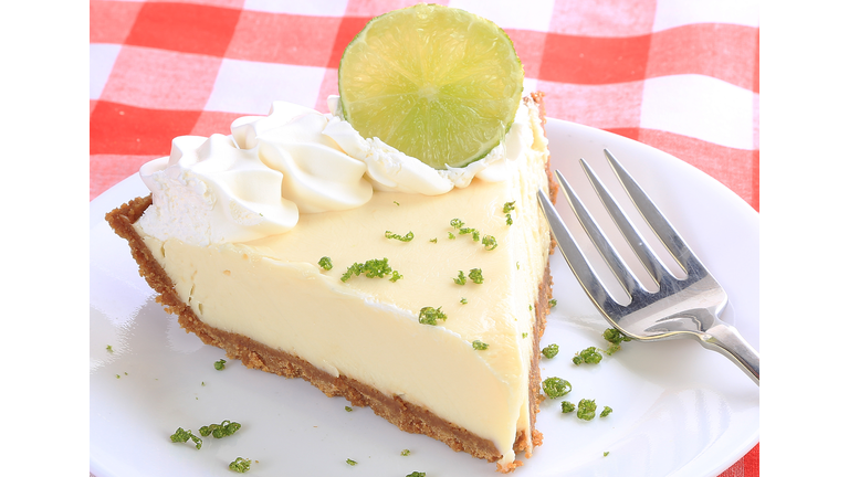 Key Lime Pie Closeup