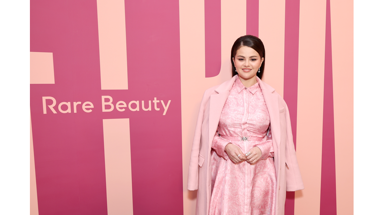 Selena Gomez Celebrates The Launch Of Rare Beauty's Soft Pinch Luminous Powder Blush Collection In New York City