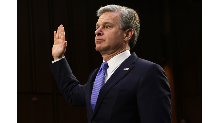 FBI Director Wray Testifies At Senate Judiciary Committee Hearing Examining Oversight At The FBI