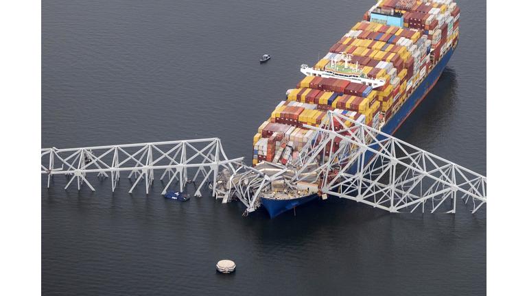 Baltimore's Francis Scott Key Bridge Collapses After Being Struck By Cargo Ship