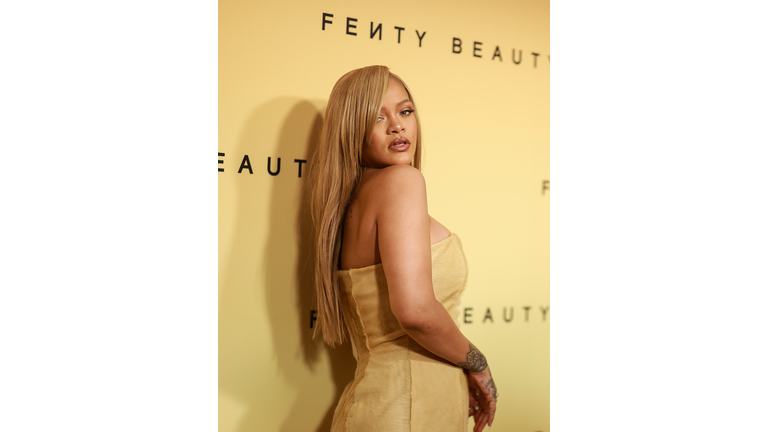 Rihanna Celebrates New Product Launch For Her Fenty Beauty Brand In Los Angeles, California