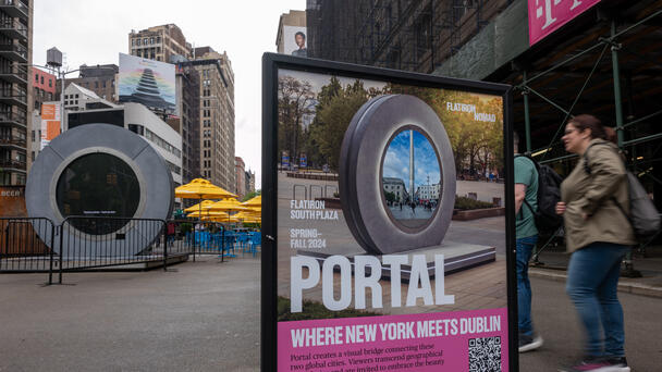 'Portal' Between Dublin And New York Reopens After 'Inappropriate Behavior'