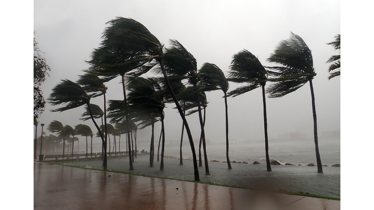 Hurricane Irma Extreme Image of Storm Striking Miami, Florida