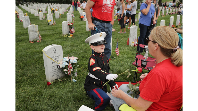 Memorial Day Is Commemorated At Arlington National Cemetery