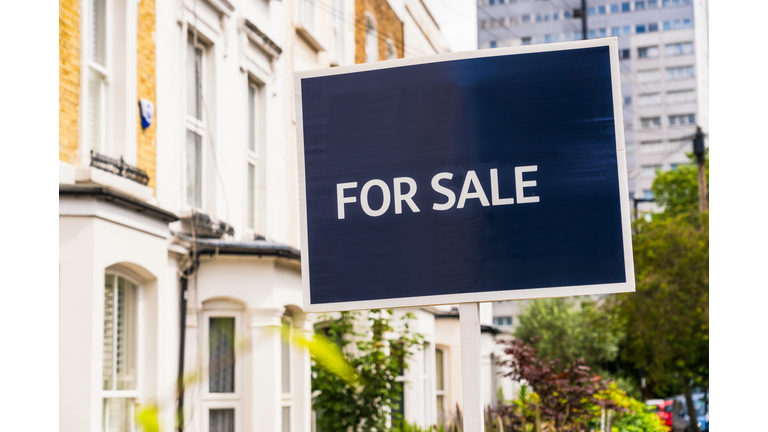 For Sale sign on London street