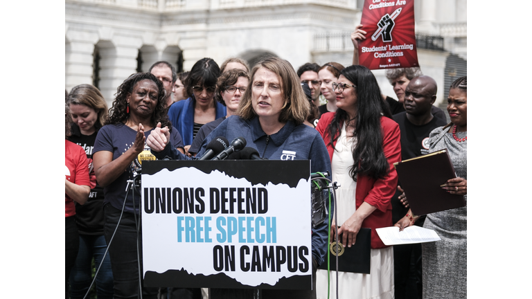 Rep. Tlaib Holds A Capitol Hill Press Conference To Discuss Free Speech On College Campuses