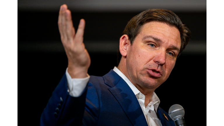 Florida Governor Ron DeSantis Campaigns For President In New Hampshire