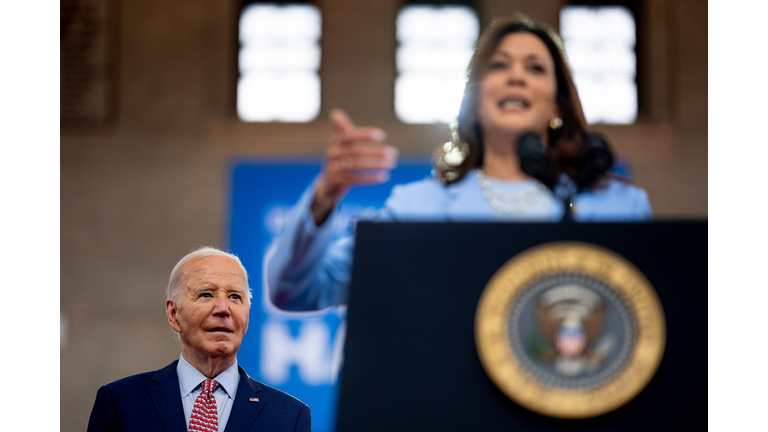 President Biden Holds Campaign Rally In Philadelphia