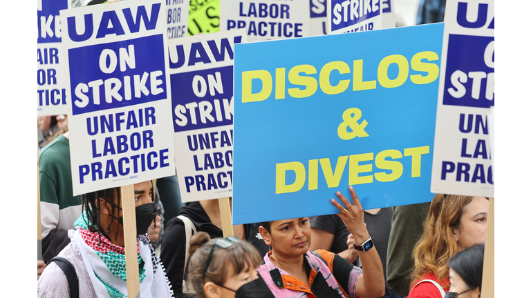 UCLA Workers Strike Over Police Response To Pro-Palestinian Protesters