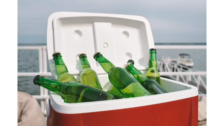 Cooler Box with Refreshing Drinks