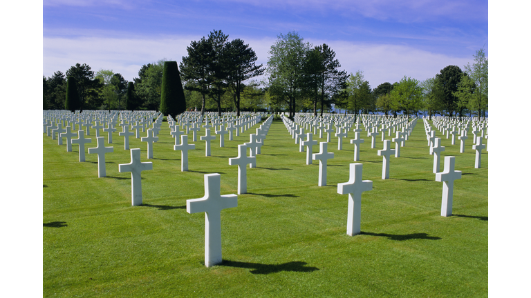 American cemetery, Colleville, Normandy D-Day landings, Normandie (Normandy), France, Europe