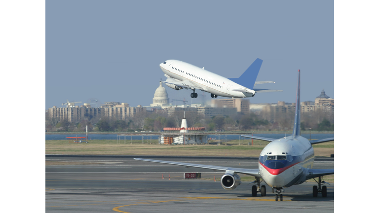 Busy Airport Scene