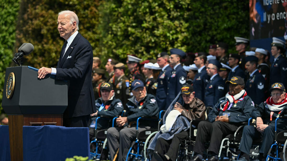 President Joe Biden Honors Veterans In Speech On 80th Anniversary Of D ...