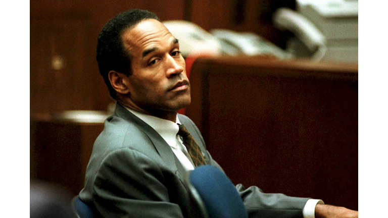 O. J. Simpson sits in Superior Court in Los Angele