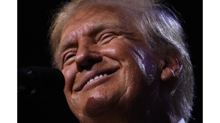 Donald Trump Participates In A Turning Point Town Hall In Phoenix, Arizona