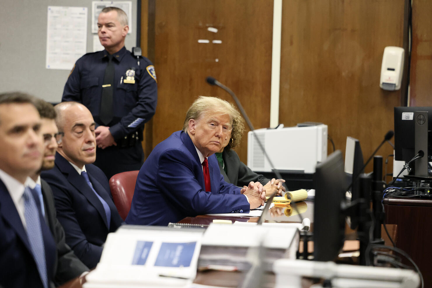 Former President Donald Trump Attends Pre-Trial Hearing In New York Hush Money Case