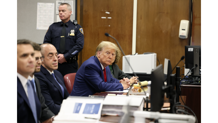 Former President Donald Trump Attends Pre-Trial Hearing In New York Hush Money Case