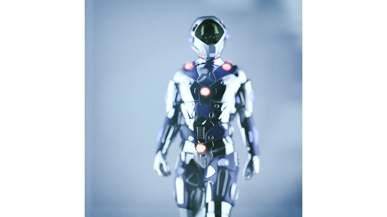 Alien cyborg astronaut